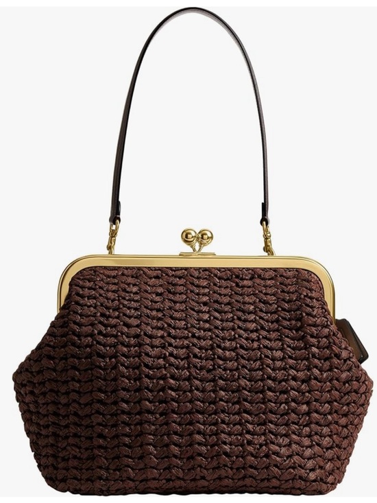 Coach Handbags - Coach Kisslock Frame Bag in Maple